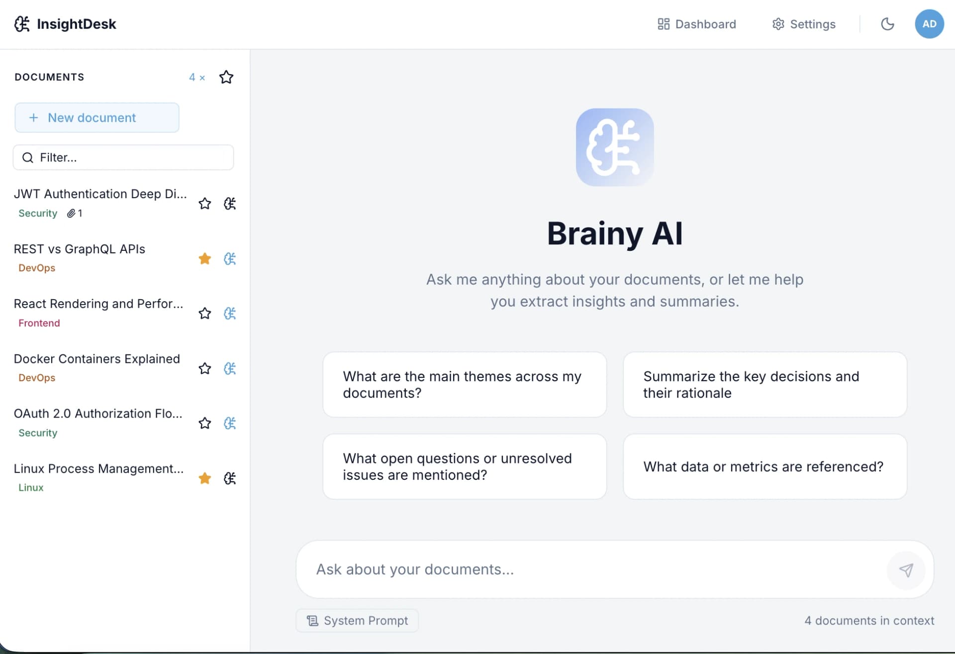 InsightDesk — AI Platform